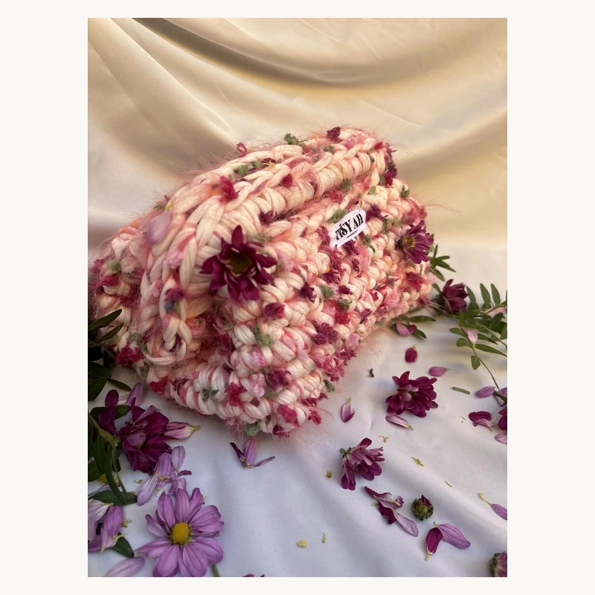 Sacs a main crochet fait main ZolaBelle, reference ZB013.