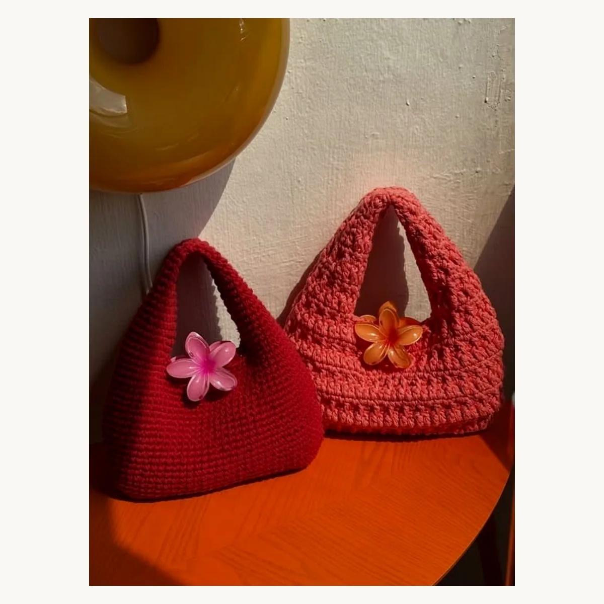 Sacs a main crochet fait main ZolaBelle, reference ZB016.