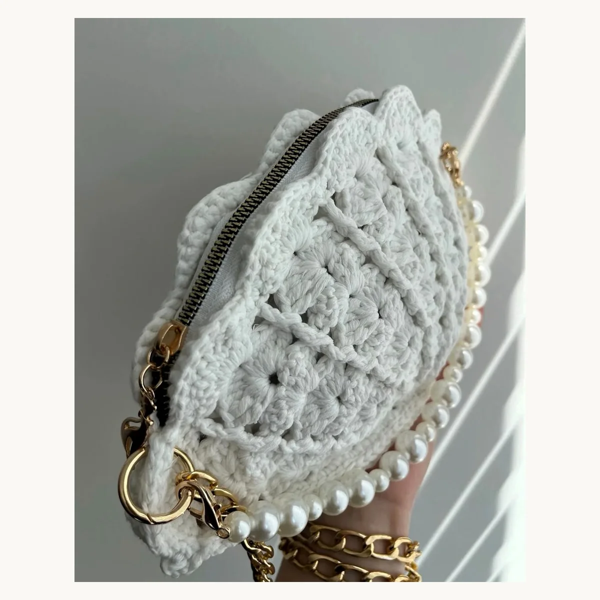 Sacs a main crochet fait main ZolaBelle, reference ZB018.