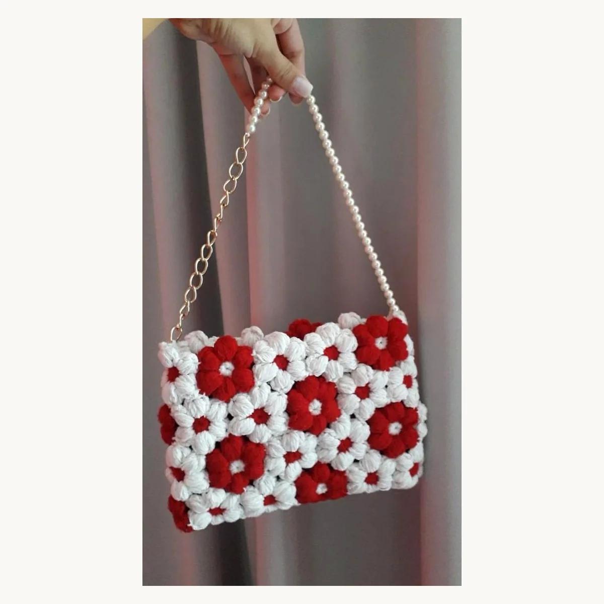 Sacs a main crochet fait main ZolaBelle, reference ZB054.